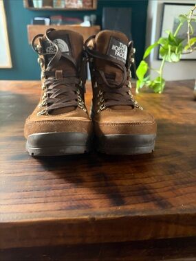 The North Face Brown Leather Hiking Boots